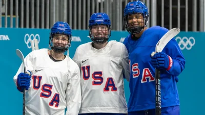 Tim Ice Hockey Putra AS di (2026 Winter Olympics. Foto @USAHockey