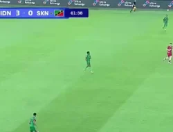 Live Score Timnas Indonesia vs Saint Kitts & Nevis, 3-0