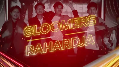 Gloomers asal Tangerang Selatan atau Rahardja dari Bandung, Jawa Barat di Final Band Academy Grup 1