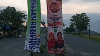 Penyambutan audisi DA8 di Sidrap. Foto Pranaedy Elein Pimkiel/FB