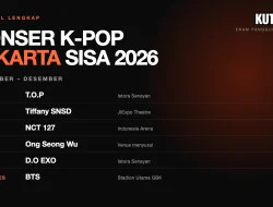 Jadwal Konser K-Pop di Jakarta hingga Akhir 2026