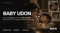 Film Baby Udon karya Fajar Bustomi yang tayang 3 September 2026, diangkat dari kisah nyata Fanny dan Hajime Kondoh